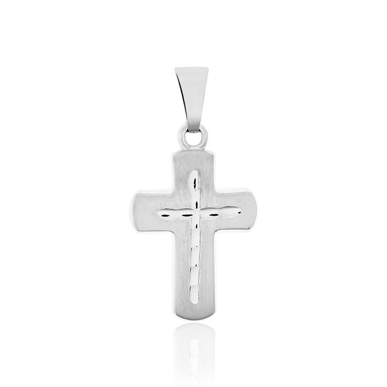 BARBARA KREUZ 7 Unisex Anh&auml;nger Silber 925 Religi&ouml;ses Kreuz - Schmuckanh&auml;nger Unisex | OROVIVO