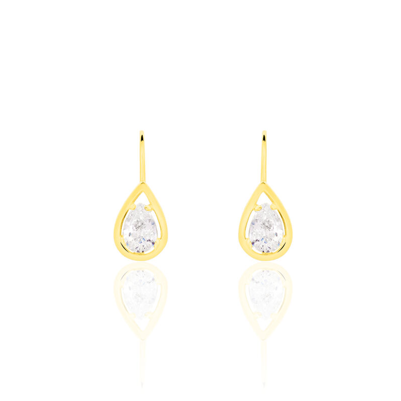 Damen Ohrhänger Gold 333 Zirkonia  - Ohrhänger Damen | OROVIVO