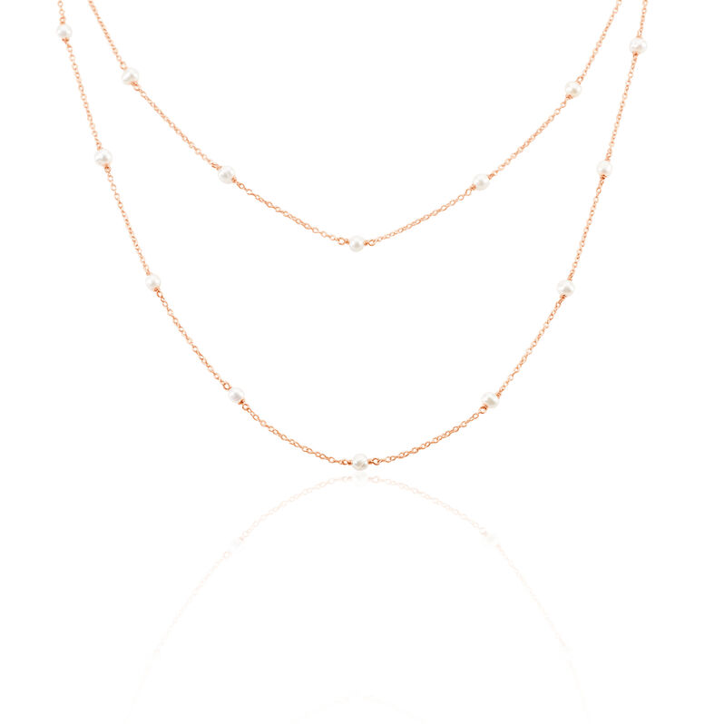 Sautoir Julia Argent Rose - Spannringe Damen | OROVIVO