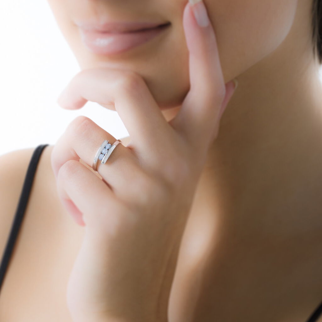 Bague Or Et Topaze  - Spannringe Damen | OROVIVO