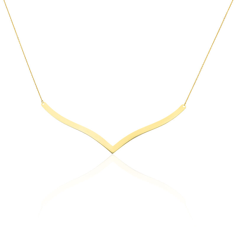 Collier Solaire Or Jaune Aile De Mouette - Spannringe Damen | OROVIVO