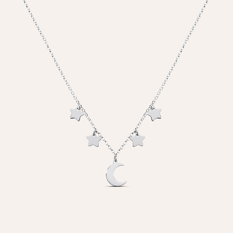 Collana Silver Collection Argento Rodiato - Spannringe Damen | OROVIVO