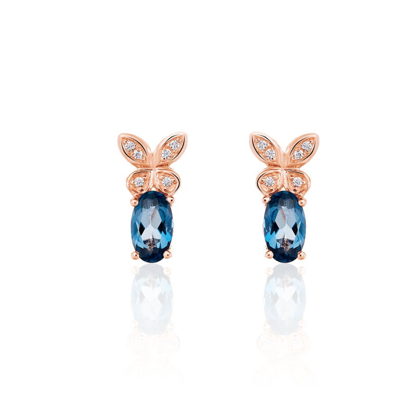 Boucles D'oreilles Or Rose Anastasya - Spannringe Damen | OROVIVO