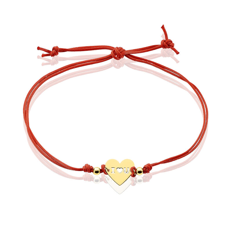 Bracelet Livia Or Jaune Cœur - Spannringe Damen | OROVIVO