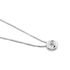 Strong Damen Collier Wei&szlig;gold 750 (18 Karat) Diamant Wei&szlig; 0,080 ct
