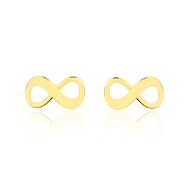 Damen Ohrstecker Gold 375 Infinity - Ohrstecker Damen | OROVIVO