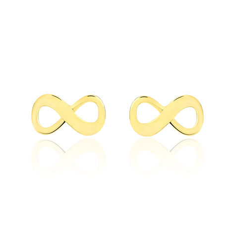 Damen Ohrstecker Gold 375 Infinity - Ohrstecker Damen | OROVIVO