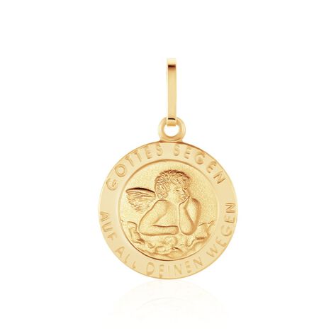 Anhänger Gold 585 Schutzengel - Schmuckanhänger Familie | OROVIVO