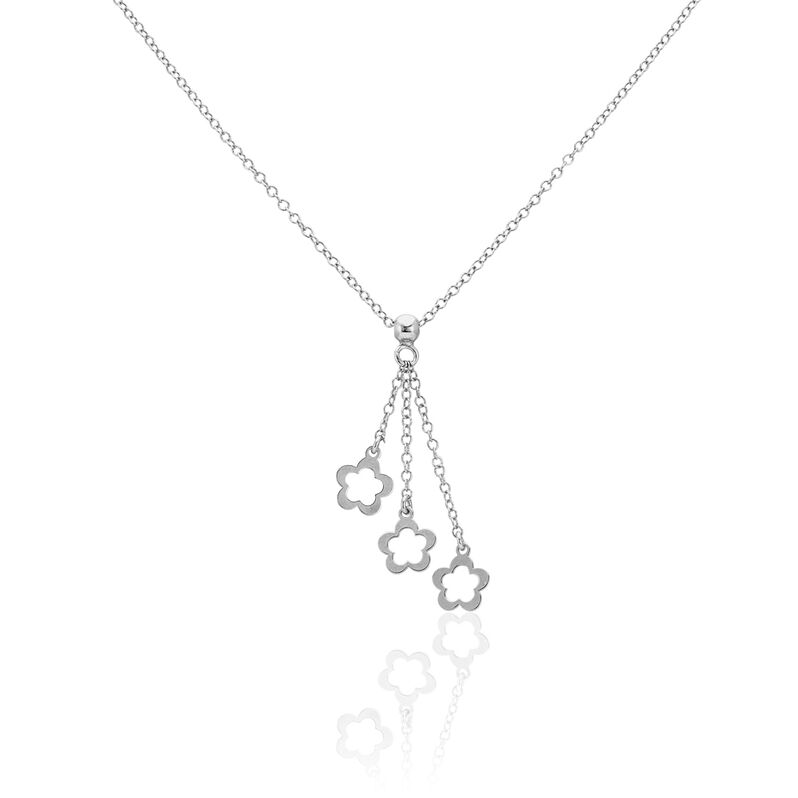 Collier Timothee Argent Blanc - Spannringe Damen | OROVIVO