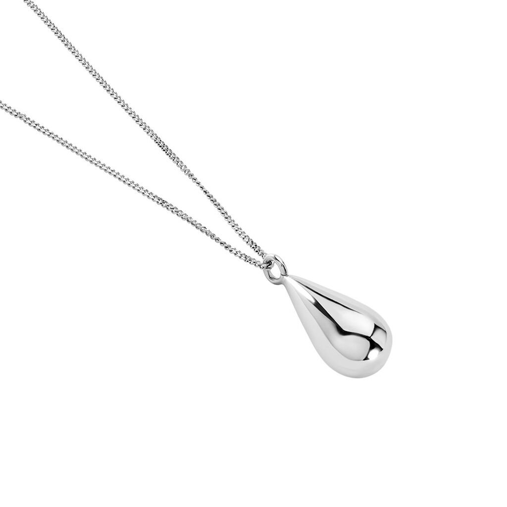 ALEXIA Damen Collier Silber 925 Tropfen B 1 mm, Collier ohne Stein