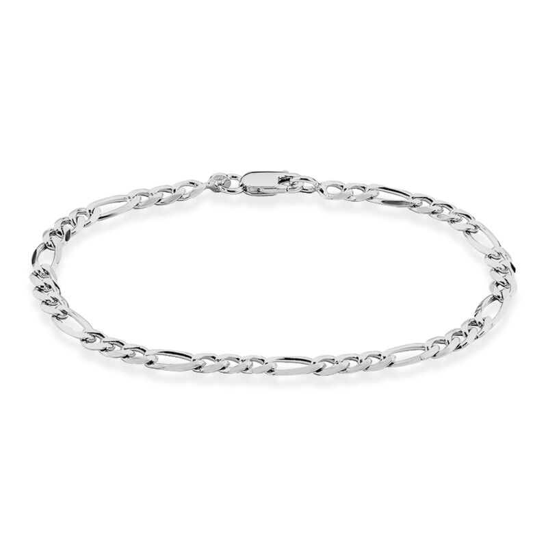 Bracciale Catena Gentleman Argento Rodiato - Spannringe Herren | OROVIVO