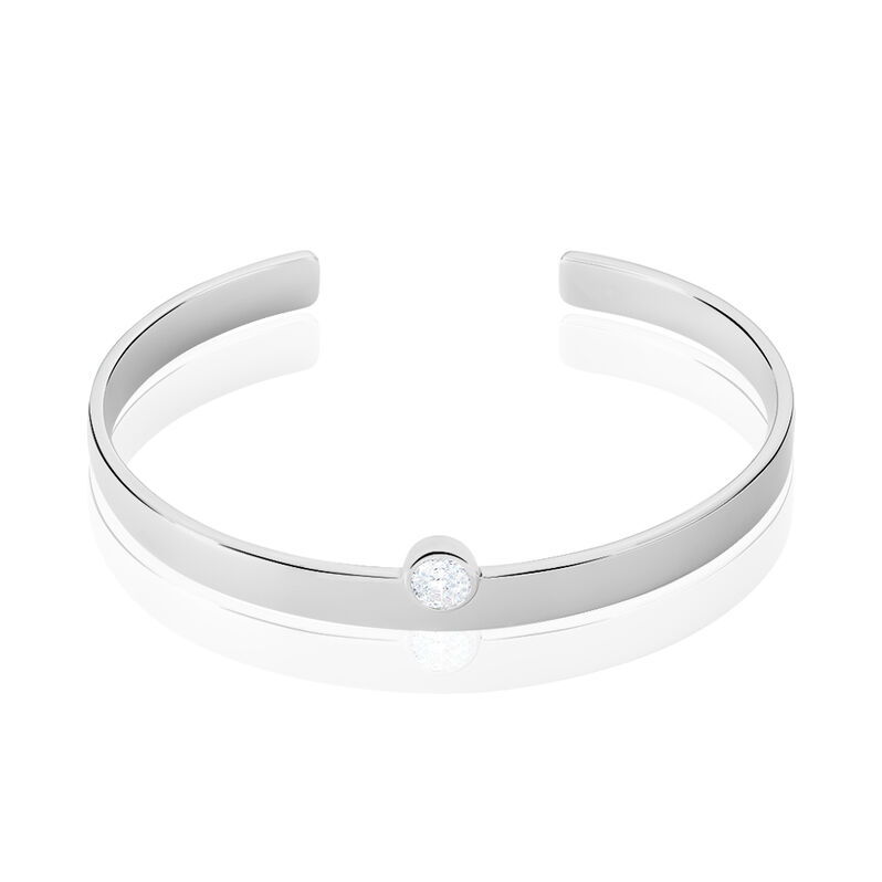 Armband Reif Silber Rhodiniert Kaliana - Spannringe Damen | OROVIVO