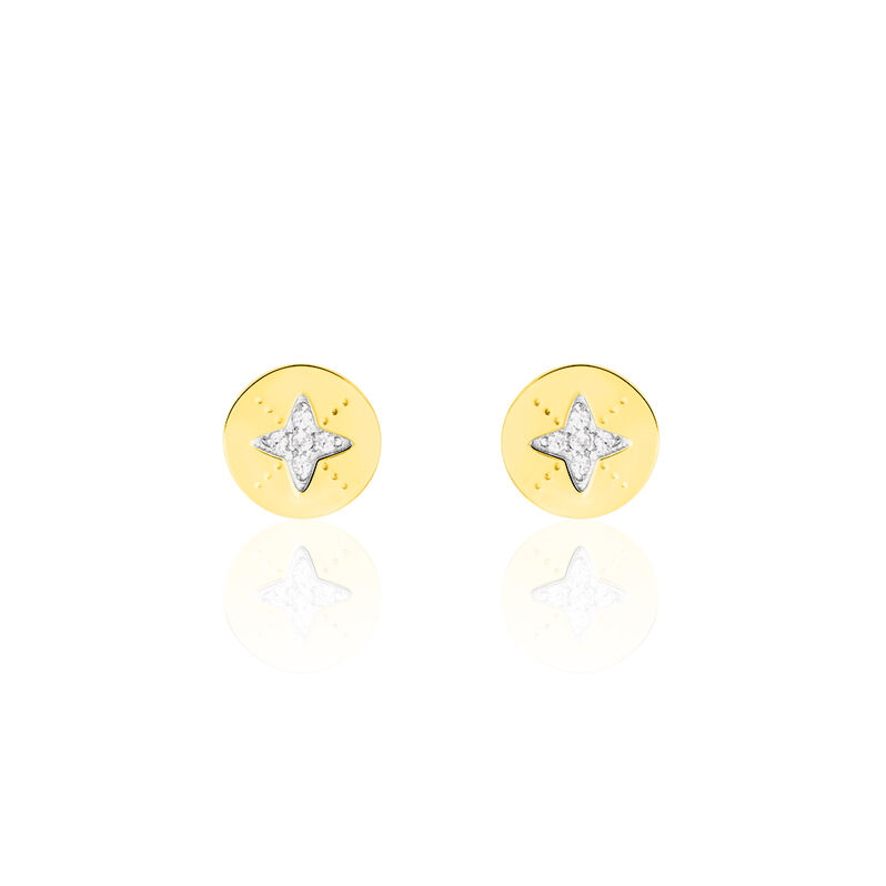 Boucles D'oreilles Or Jaune Yusra - Spannringe Damen | OROVIVO