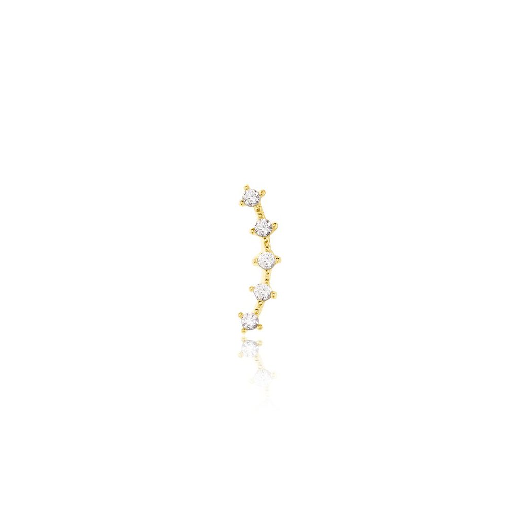 Piercing Mave Or Jaune Oxyde De Zirconium