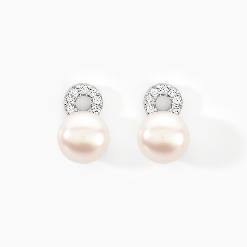 Boucles D'oreilles Lilio Argent Perles - Spannringe Damen | OROVIVO