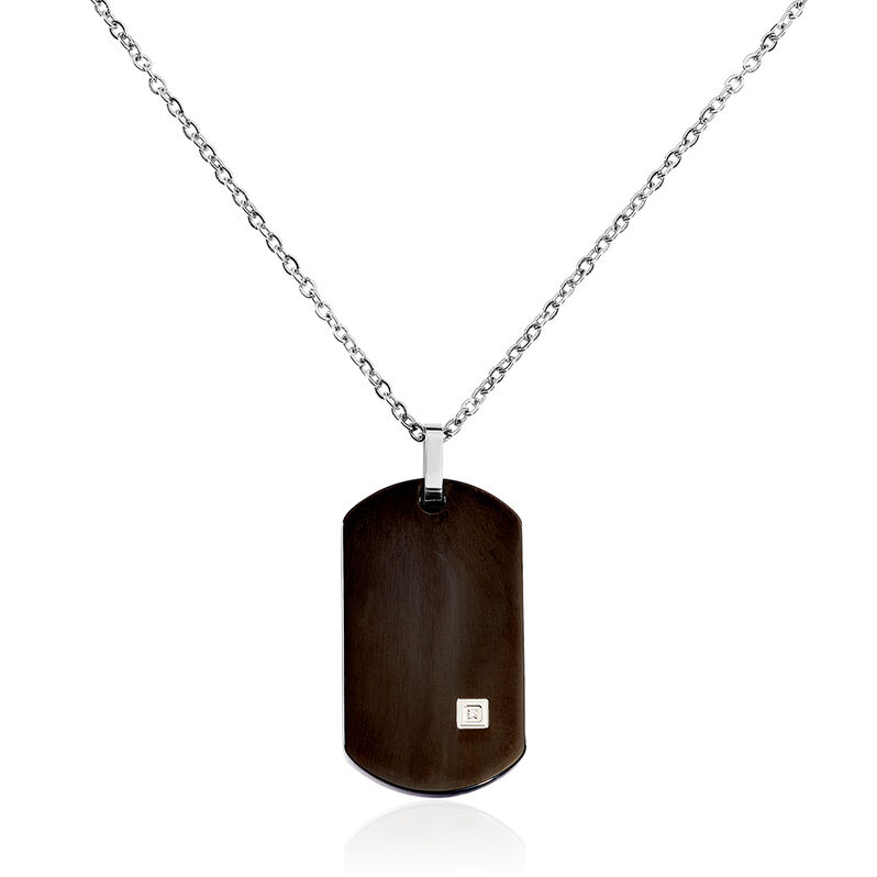 Collier Anne-charline Acier Blanc Diamant - Spannringe Herren | OROVIVO