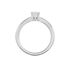 ROME Damen Ring Wei&szlig;gold 750 (18 Karat) Diamant Wei&szlig; 0,2 ct
