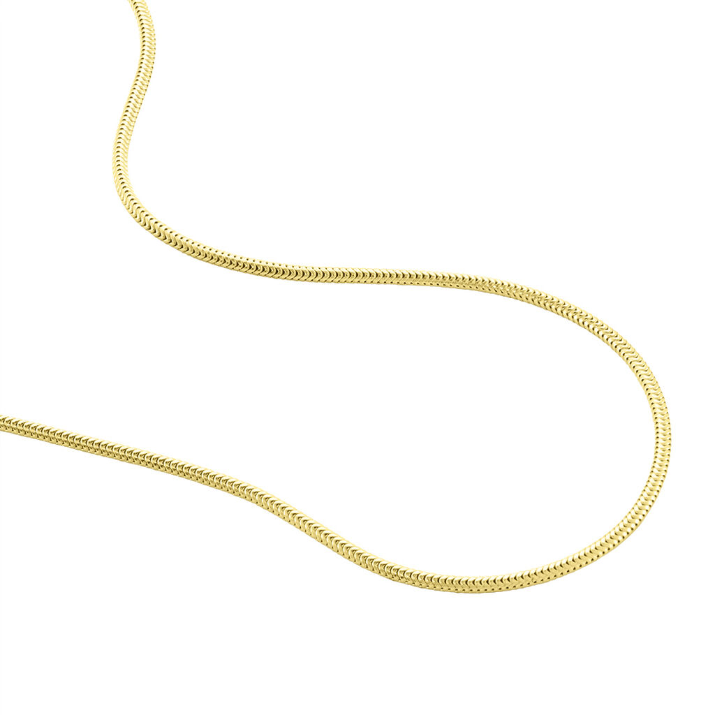 Damen Schlangenkette Gold 375 42cm