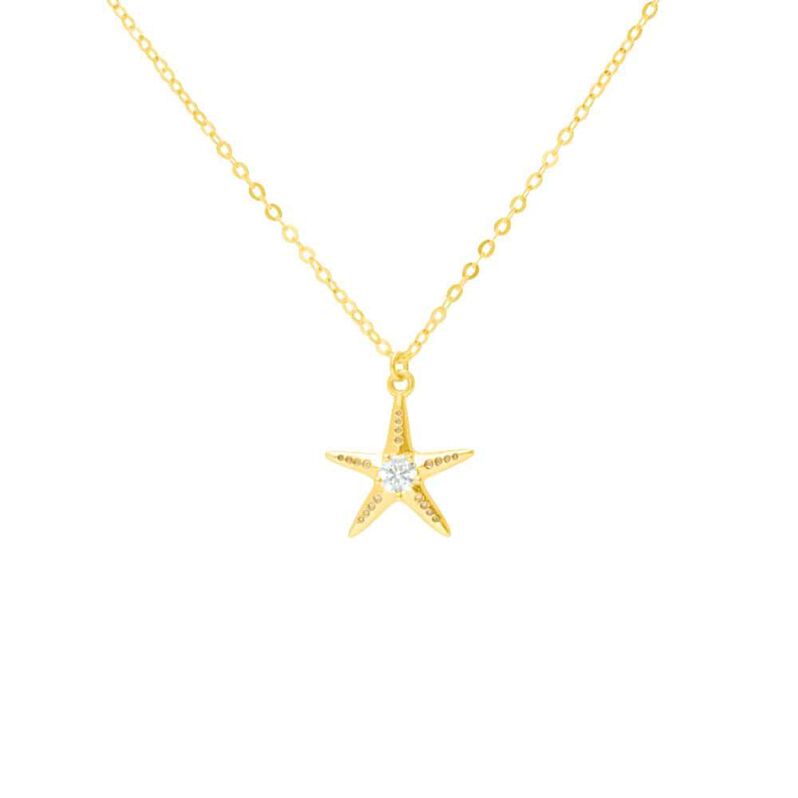 Collana Claire Oro Giallo Cubic Zirconia - Spannringe Damen | OROVIVO