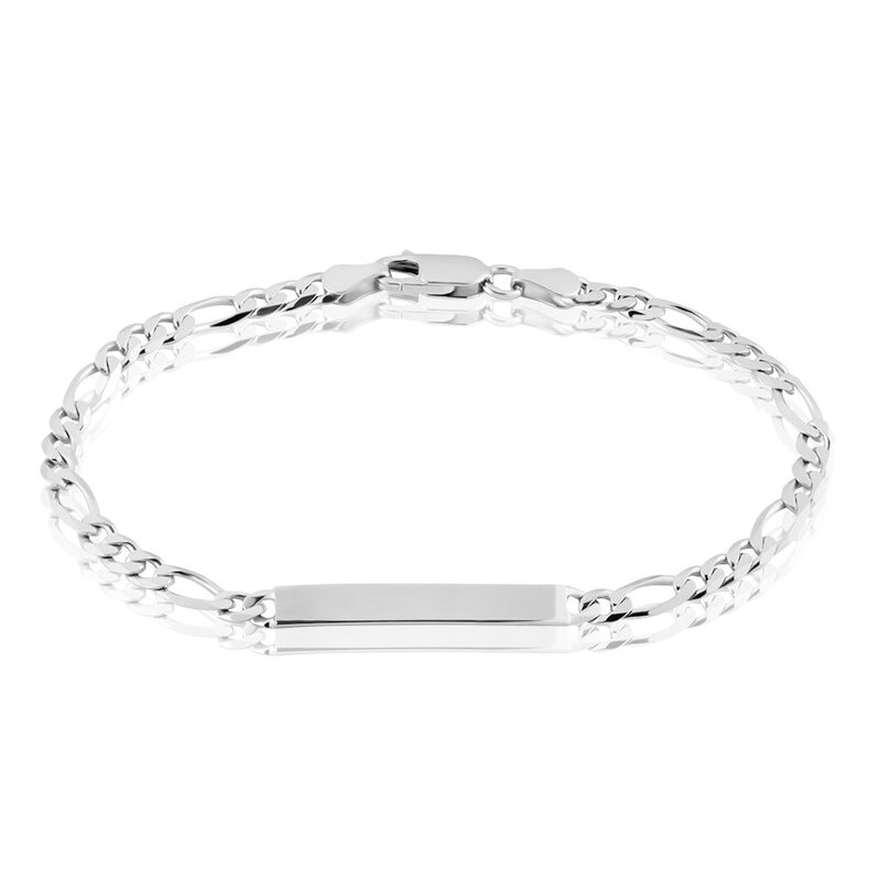 Bracciale Catena Gentleman Argento Rodiato - Spannringe Herren | OROVIVO