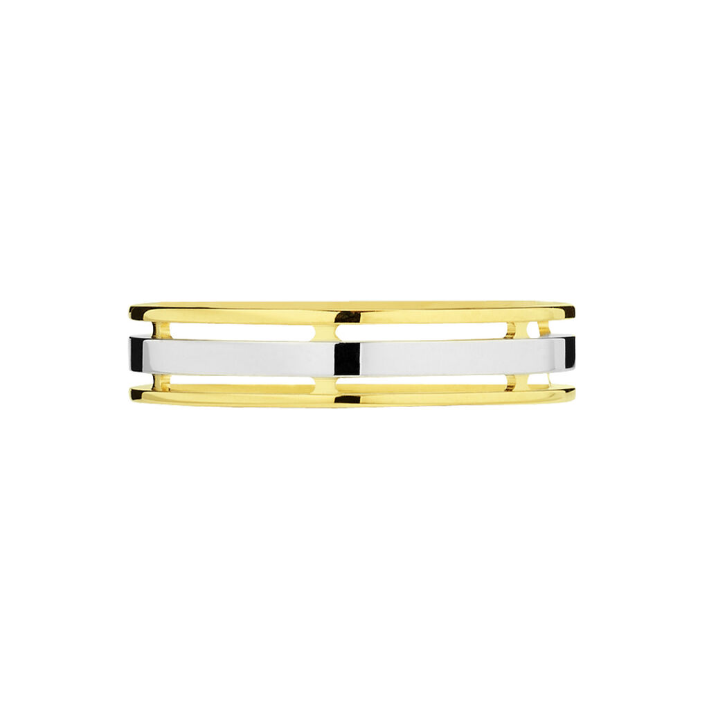 Alliance Laumer Ruban Or Bicolore - Spannringe Unisex | OROVIVO
