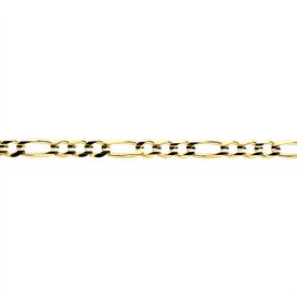 Unisex Figarokette Gold 375 55cm - Ketten ohne Anhänger Unisex | OROVIVO