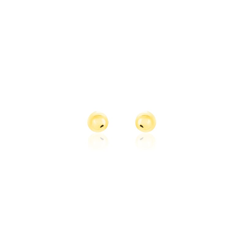 FIDELIA BOULE 1 Damen Ohrstecker Gold 333 (8 Karat) Ball - Ohrstecker Damen | OROVIVO