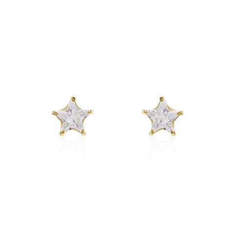 Damen Ohrstecker Gold 375 Zirkonia Stern - Ohrstecker Damen | OROVIVO