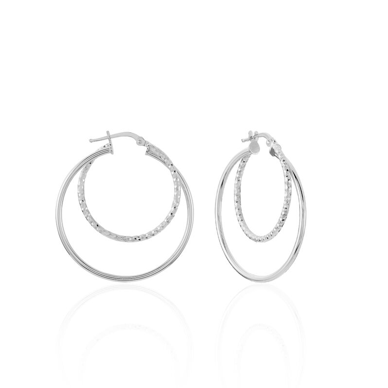 MARJORIE Damen Creolen Silber 925 - Creolen Damen | OROVIVO