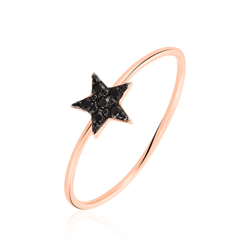Bague Argent Rose Aliciana Forme Etoile - Spannringe Damen | OROVIVO