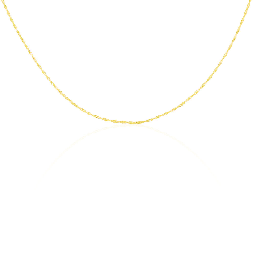 Damen Singapurkette Gold 375  - Halsketten Damen | OROVIVO