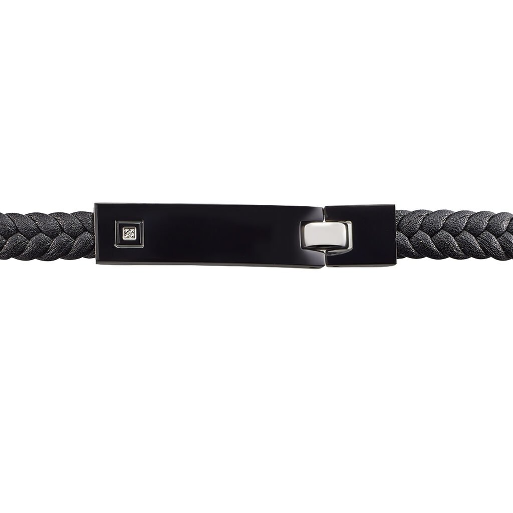 Bracelet Camille Acier Et Tresse - Spannringe Herren | OROVIVO