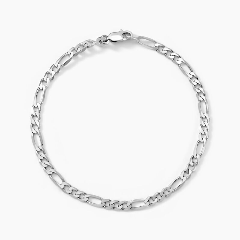 Bracelet Argent Maille Alternee - Spannringe Herren | OROVIVO