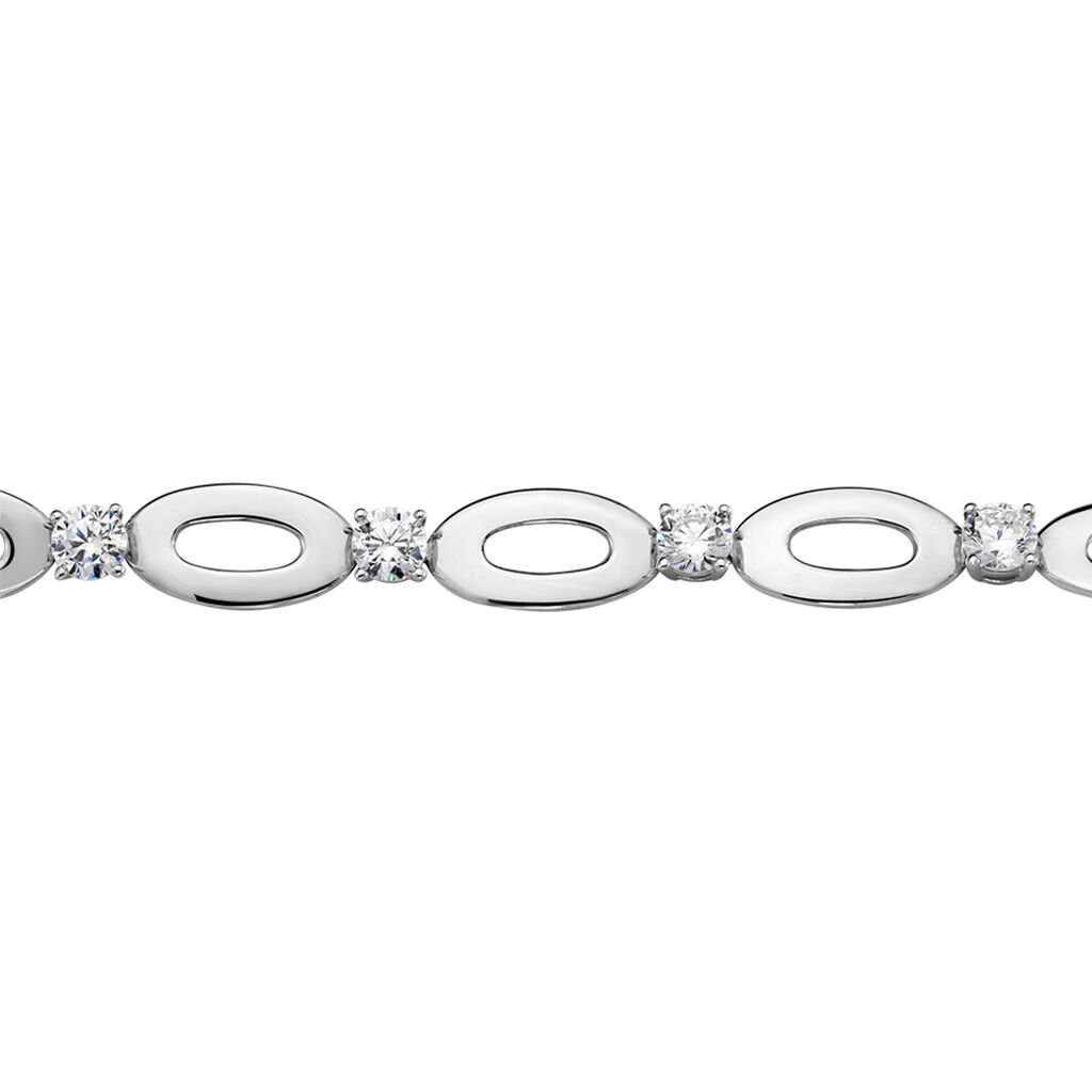 Damen Gliederarmband Silber 925 Zirkonia - Gliederarmbänder Damen | OROVIVO