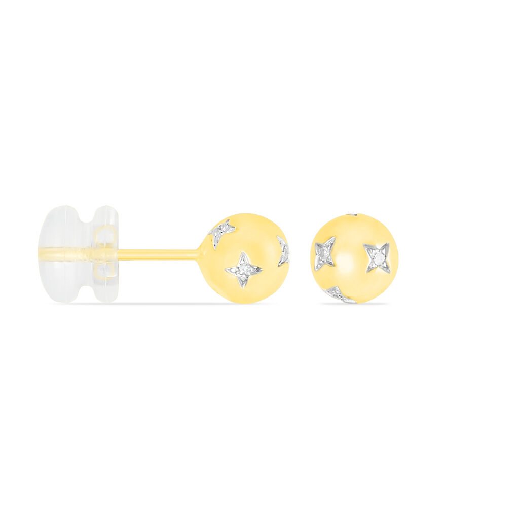 Boucles D'oreilles Or Jaune Anahid - Spannringe Damen | OROVIVO
