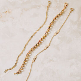 Damenarmband Erbskette Gold 375  - Armketten Damen | OROVIVO