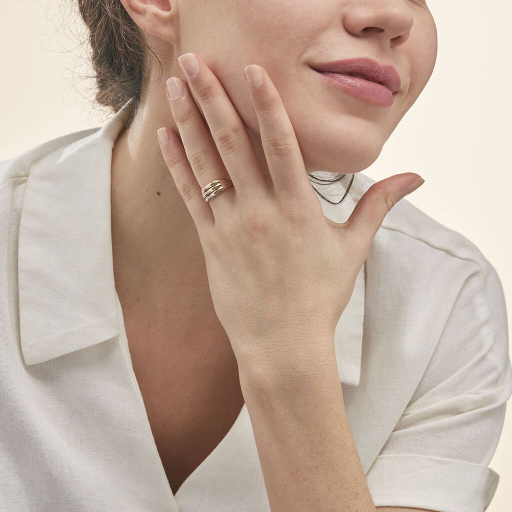 Bague Grasiella Or Jaune Diamant - Ringe mit Stein Damen | OROVIVO