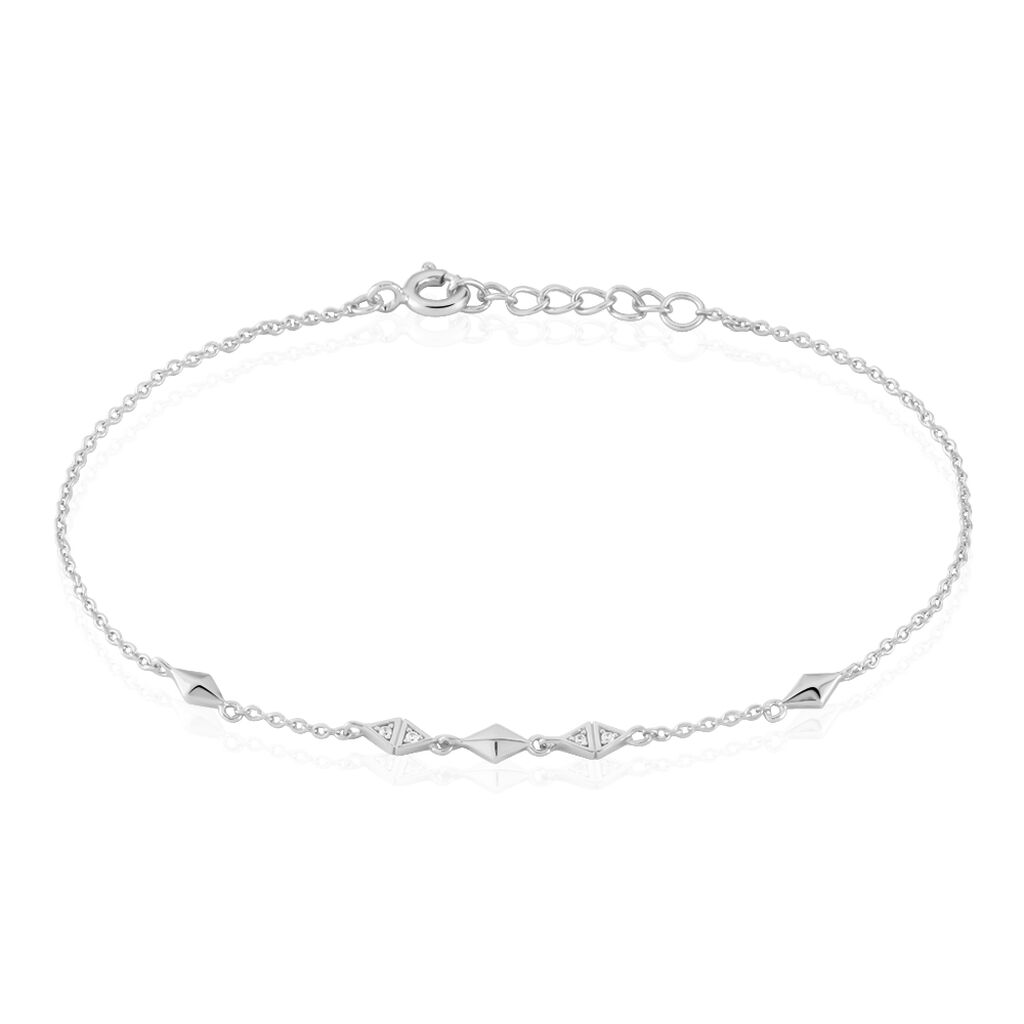 🦚 Damenarmband Silber 925 Zirkonia, Armband mit Stein