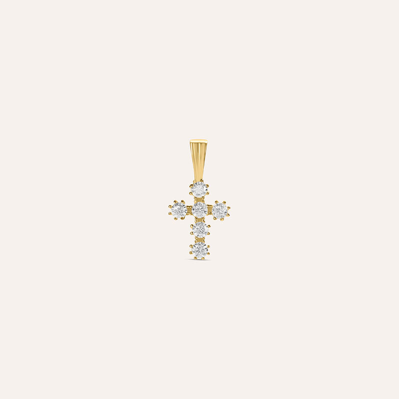 Pendente Holy Oro Giallo Cubic Zirconia - Spannringe Damen | OROVIVO