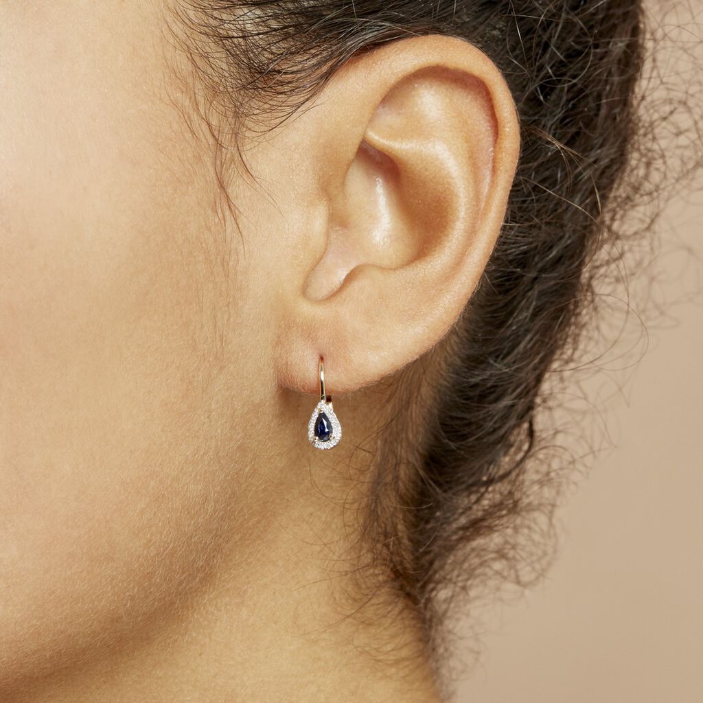Boucles D'oreilles Or Jaune Doorsie Dormeuses - Spannringe Damen | OROVIVO