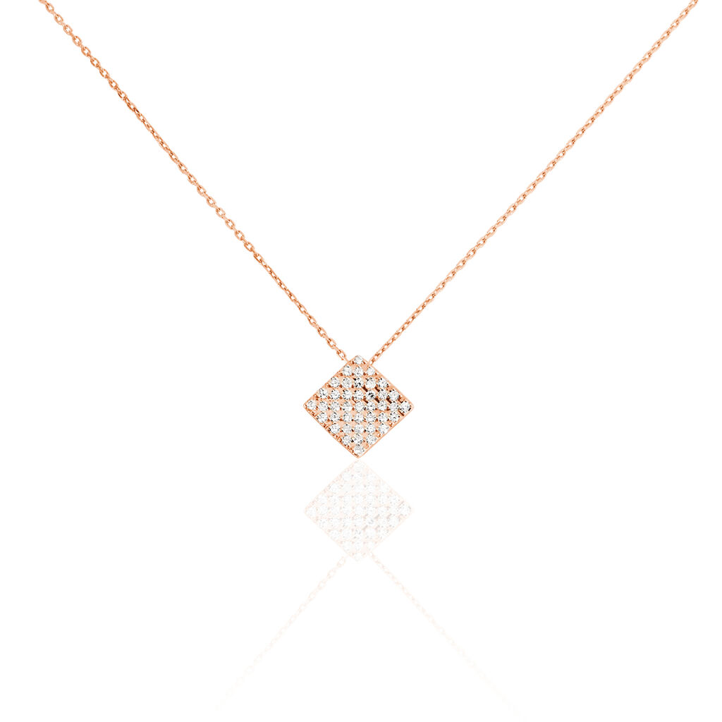 Collier Sidonie Or Rose Diamant - Spannringe Damen | OROVIVO