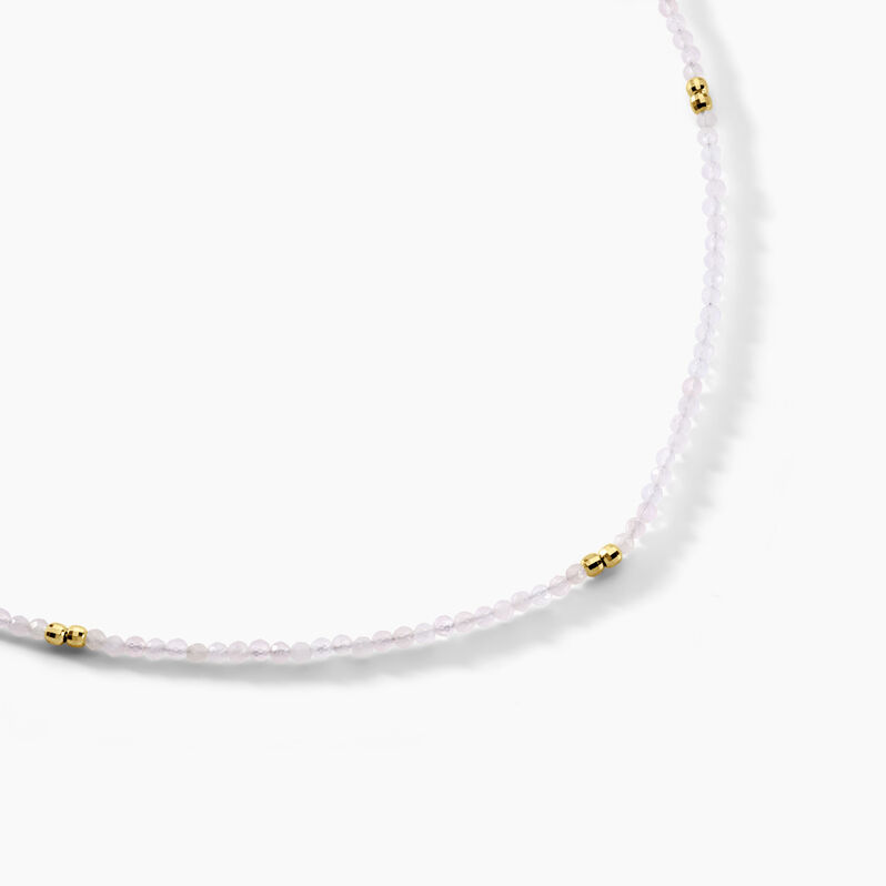 Collier Aria Argent Jaune Quartz - Spannringe Damen | OROVIVO