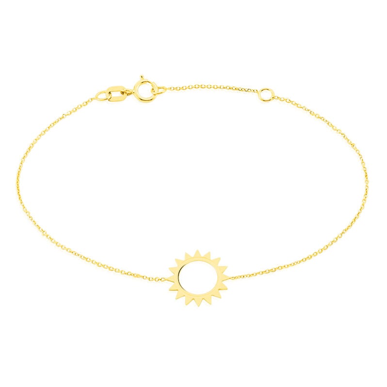Bracelet Or Jaune Louki Soleil - Spannringe Damen | OROVIVO